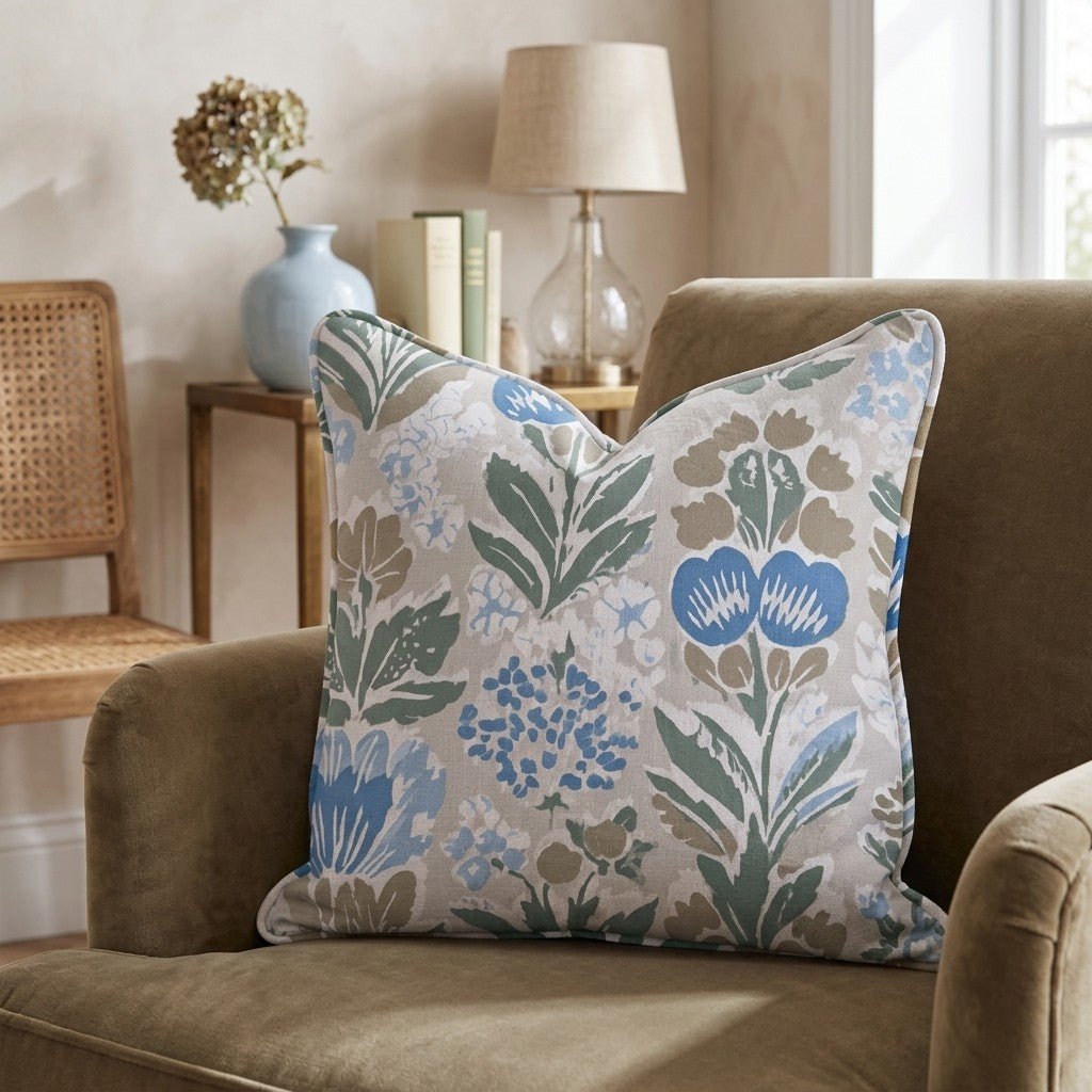 Carousel Bloom Two Throw Pillow - Hillcroft Home