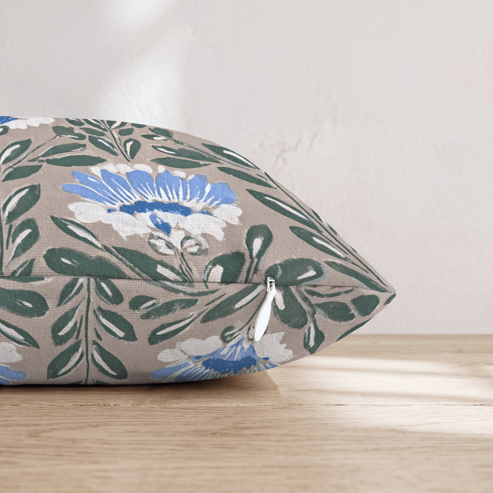 Carousel of Flowers Throw Pillow - Hillcroft Home