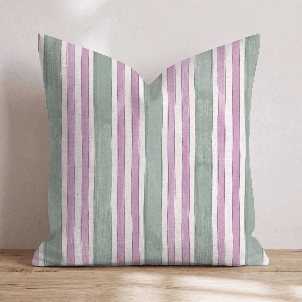 Carousel Stripe Sorbet Throw Pillow throw pillow - Hillcroft Home