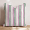 Carousel Stripe Sorbet Throw Pillow throw pillow - Hillcroft Home