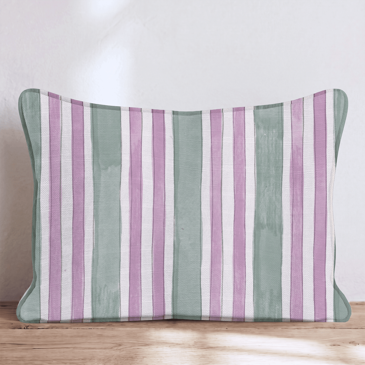 Carousel Stripe Sorbet Throw Pillow throw pillow - Hillcroft Home