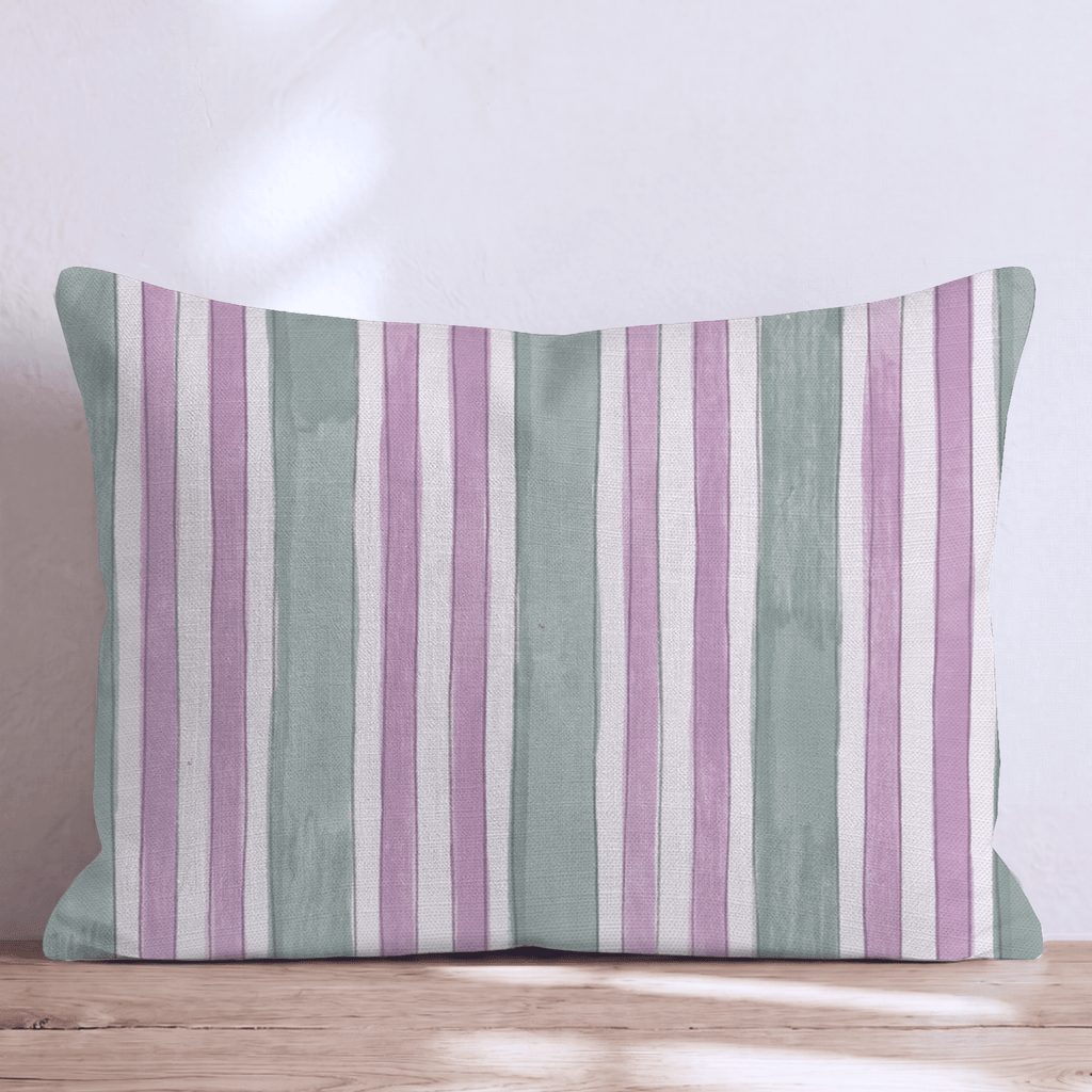 Carousel Stripe Sorbet Throw Pillow throw pillow - Hillcroft Home