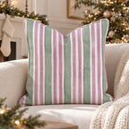 Carousel Stripe Sorbet Throw Pillow throw pillow - Hillcroft Home