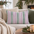 Carousel Stripe Sorbet Throw Pillow throw pillow - Hillcroft Home