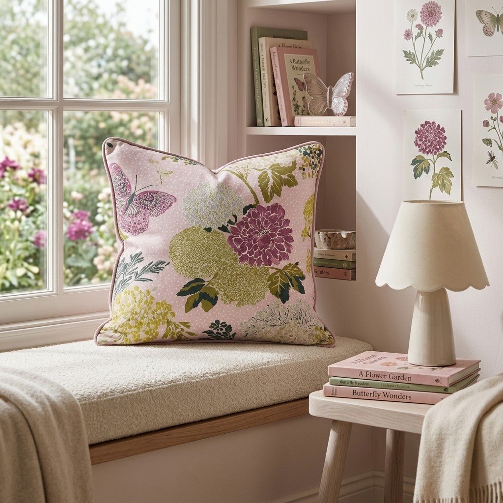 Cassie Joy Throw Pillow - Hillcroft Home