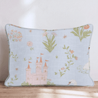 Castle of Swans Throw Pillow - Hillcroft Home