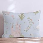 Castle of Swans Throw Pillow - Hillcroft Home