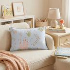 Castle of Swans Throw Pillow - Hillcroft Home