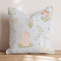 Castle of Swans Throw Pillow - Hillcroft Home