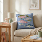 Catch of the Day Throw Pillow - Hillcroft Home