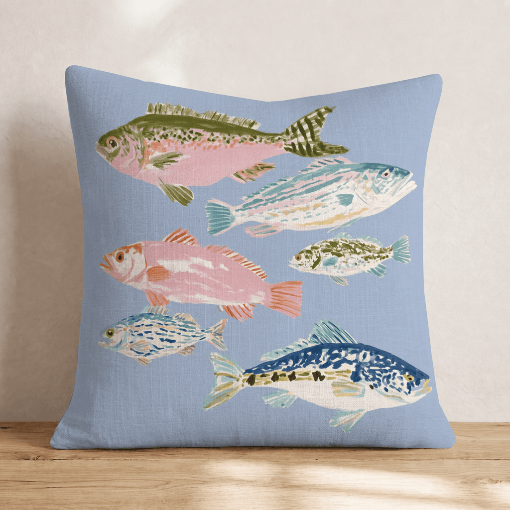 Catch of the Day Throw Pillow - Hillcroft Home