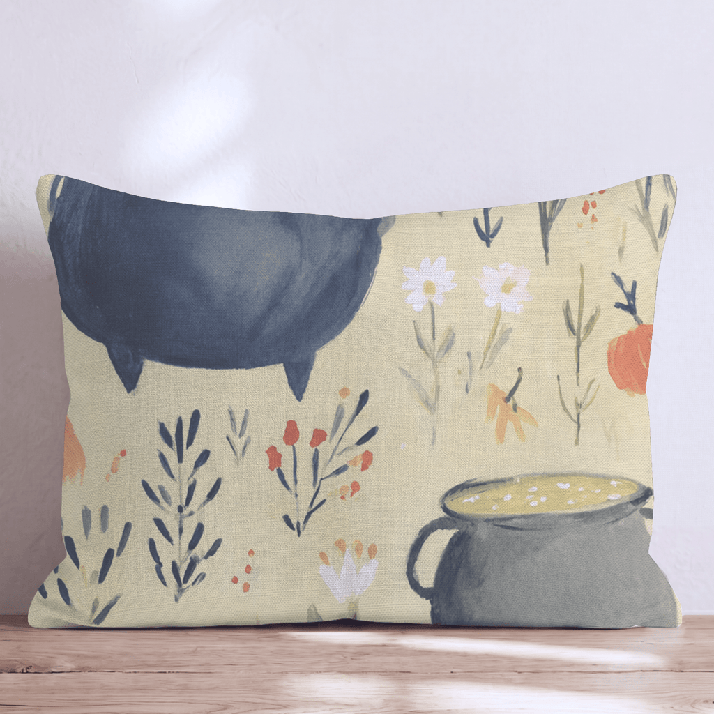 Cauldrons Boiling Throw Pillow - Hillcroft Home