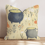 Cauldrons Boiling Throw Pillow - Hillcroft Home