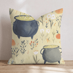 Cauldrons Boiling Throw Pillow - Hillcroft Home