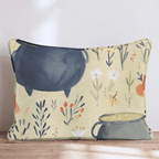 Cauldrons Boiling Throw Pillow - Hillcroft Home