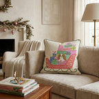 Cavalier King Charles Spaniel Gift Sleigh Throw Pillow - Hillcroft Home