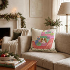 Cavalier King Charles Spaniel Gift Sleigh Throw Pillow throw pillow - Hillcroft Home