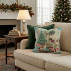 Cavalier King Charles Spaniel Holly Parlor Throw Pillow - Hillcroft Home
