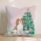 Cavalier King Charles Spaniel Nook Throw Pillow - Hillcroft Home
