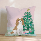 Cavalier King Charles Spaniel Nook Throw Pillow - Hillcroft Home