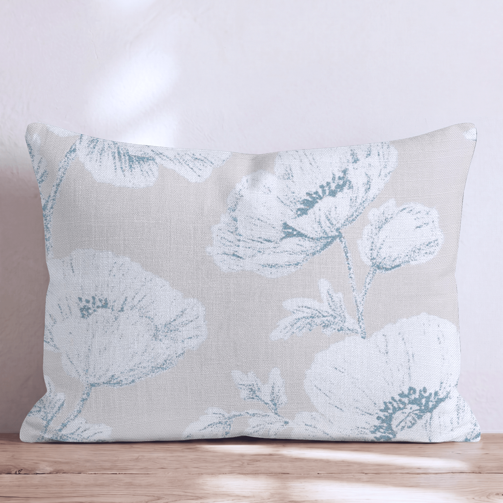 Cayden Poppies Throw Pillow - Hillcroft Home