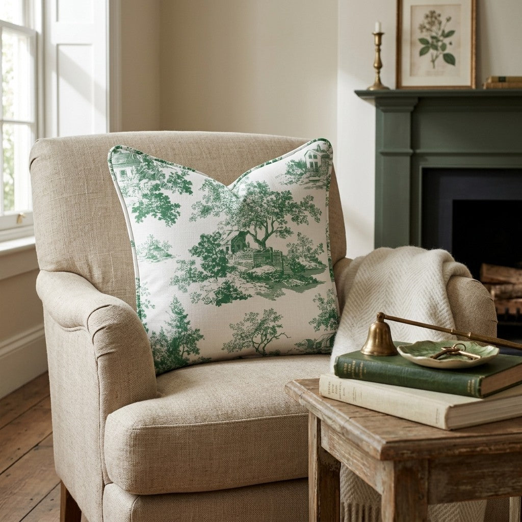 Hadley Meadow Three Throw Pillow - Chair