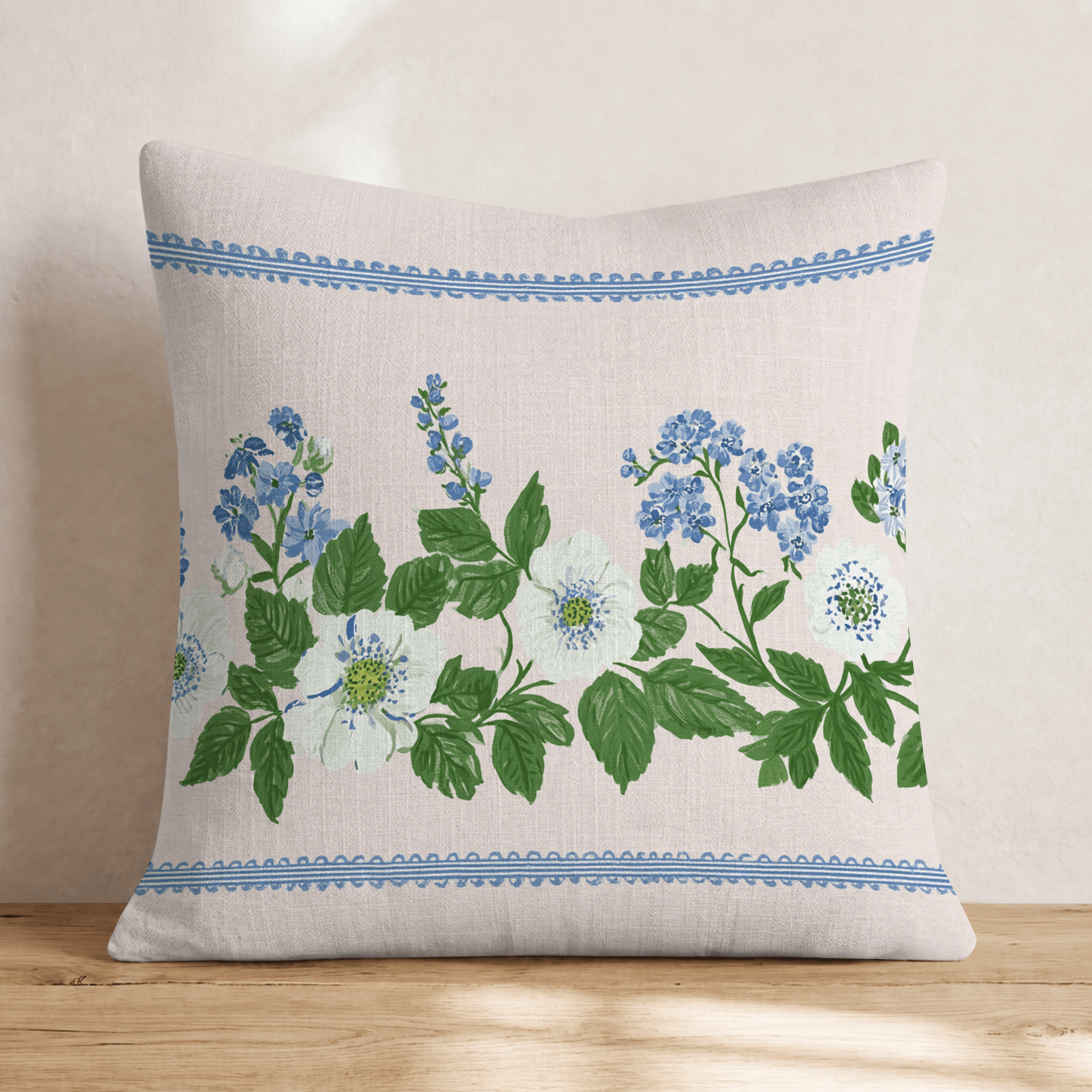 Celcilia Garland Throw Pillow - Hillcroft Home
