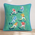 Chalk Lines Throw Pillow - Hillcroft Home