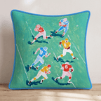Chalk Lines Throw Pillow - Hillcroft Home
