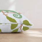 Chameleon Jungle Throw Pillow - Hillcroft Home