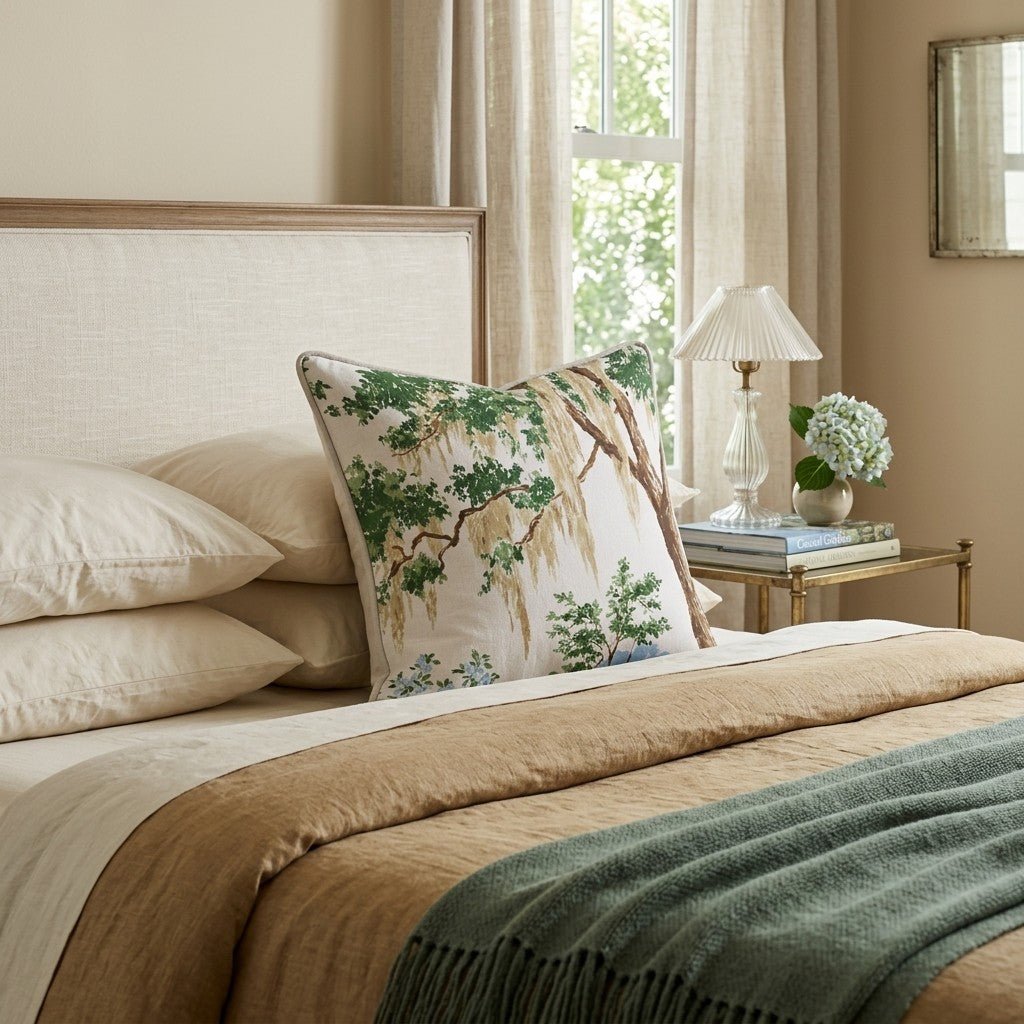 Charleston Moss Throw Pillow - Hillcroft Home