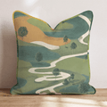 Charted Path Throw Pillow - Hillcroft Home