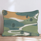 Charted Path Throw Pillow - Hillcroft Home