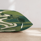 Charted Path Throw Pillow - Hillcroft Home