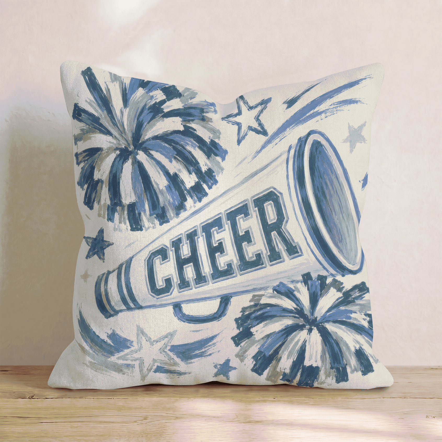 Cheer Icon_ Throw Pillow - Hillcroft Home