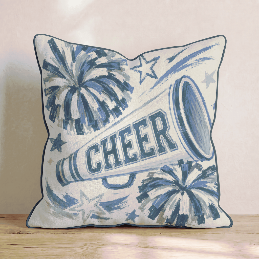 Cheer Icon_ Throw Pillow - Hillcroft Home
