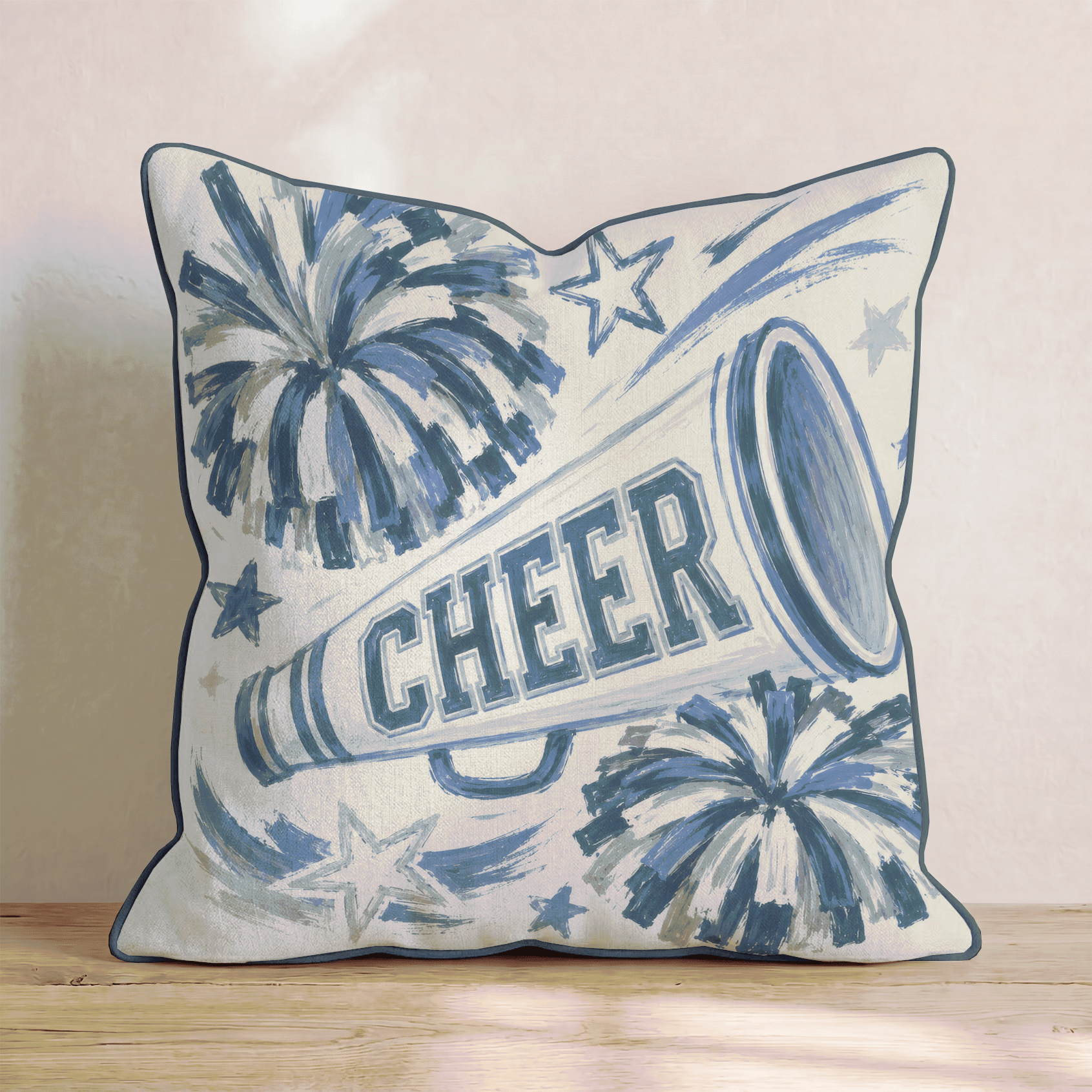 Cheer Icon_ Throw Pillow - Hillcroft Home
