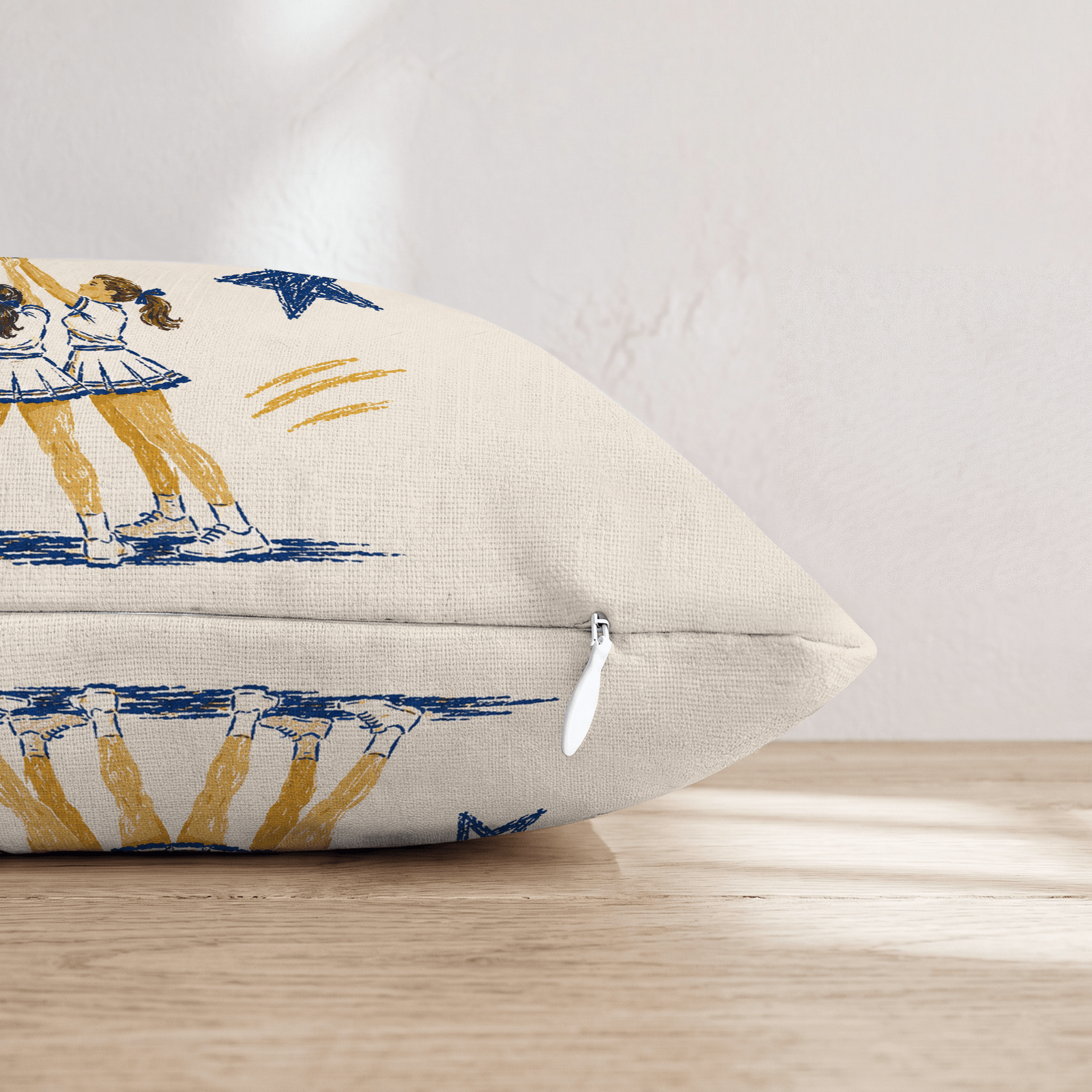 Cheer Stunt Throw Pillow - Hillcroft Home