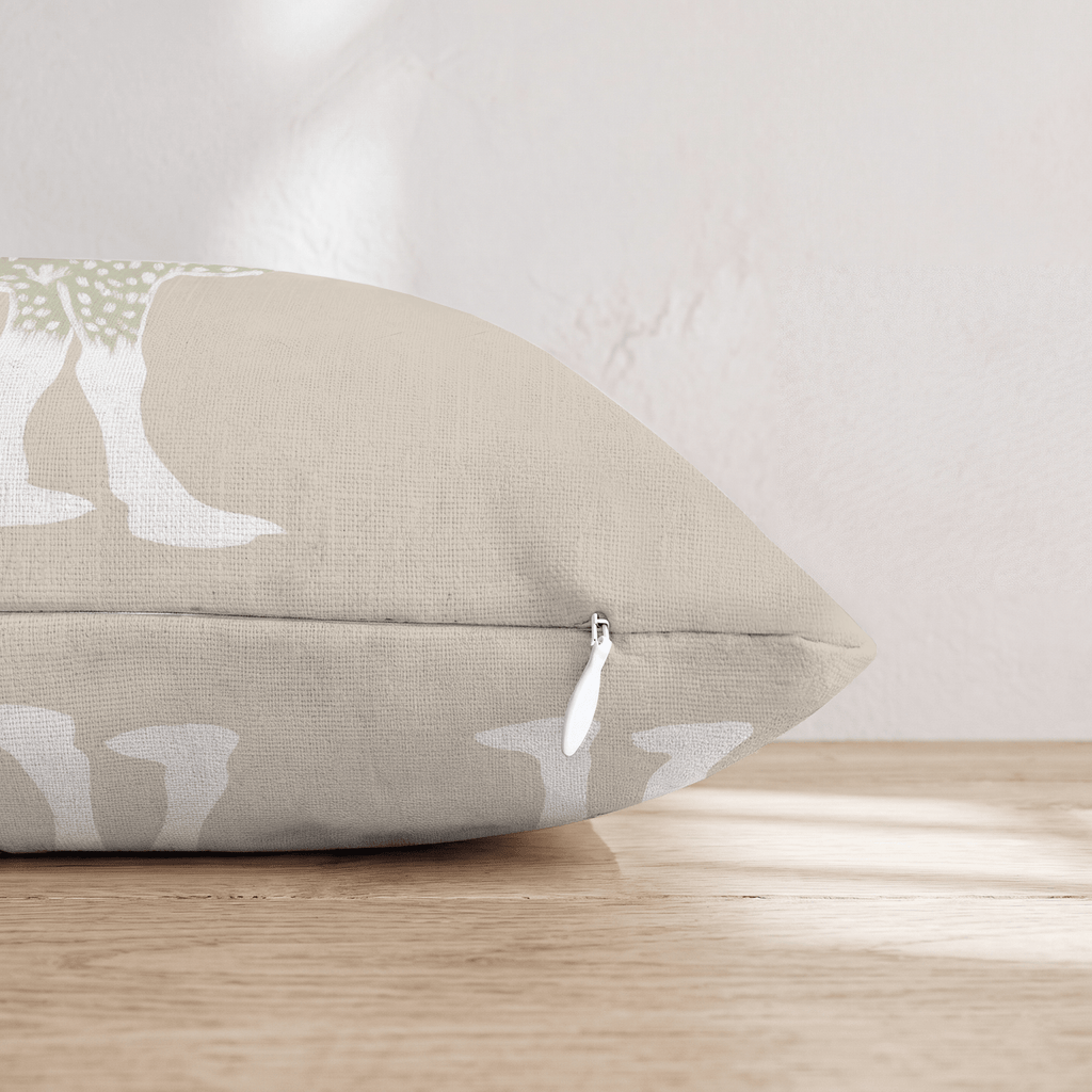 Cheerful Camel Throw Pillow - Hillcroft Home