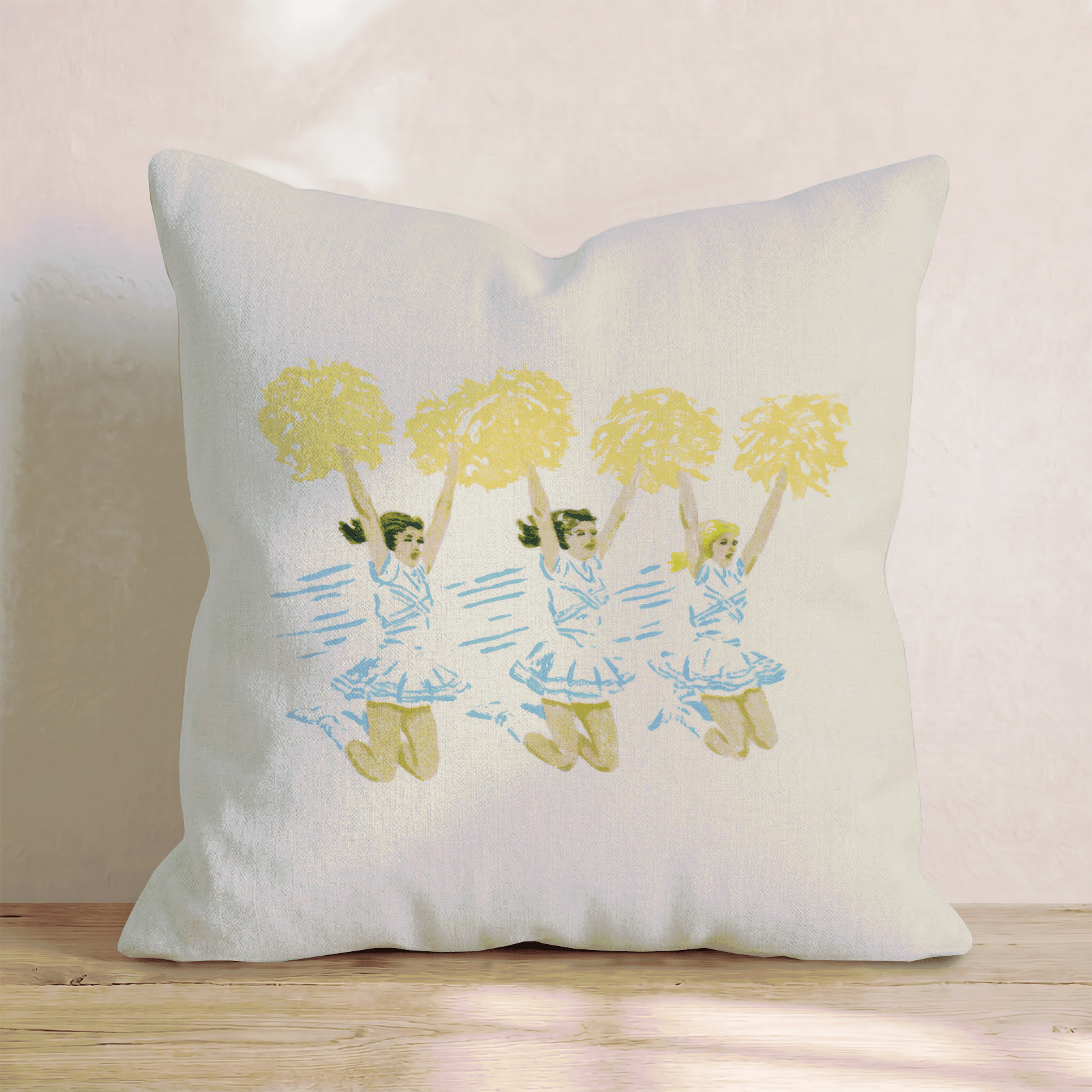 Cheerleader Trio Throw Pillow - Hillcroft Home