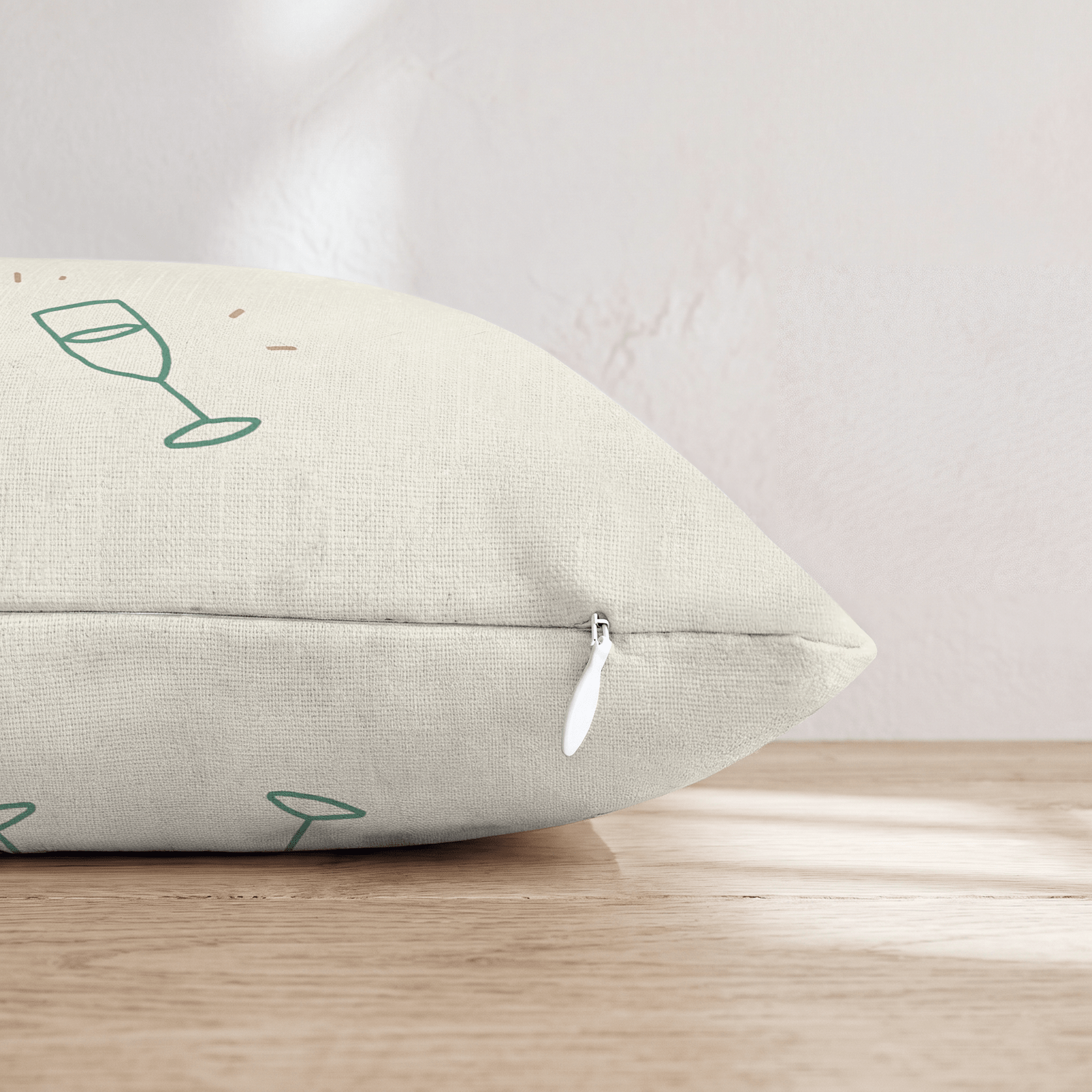 Cheers and Champagne Throw Pillow - Hillcroft Home