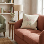 Cheers and Champagne Throw Pillow - Hillcroft Home