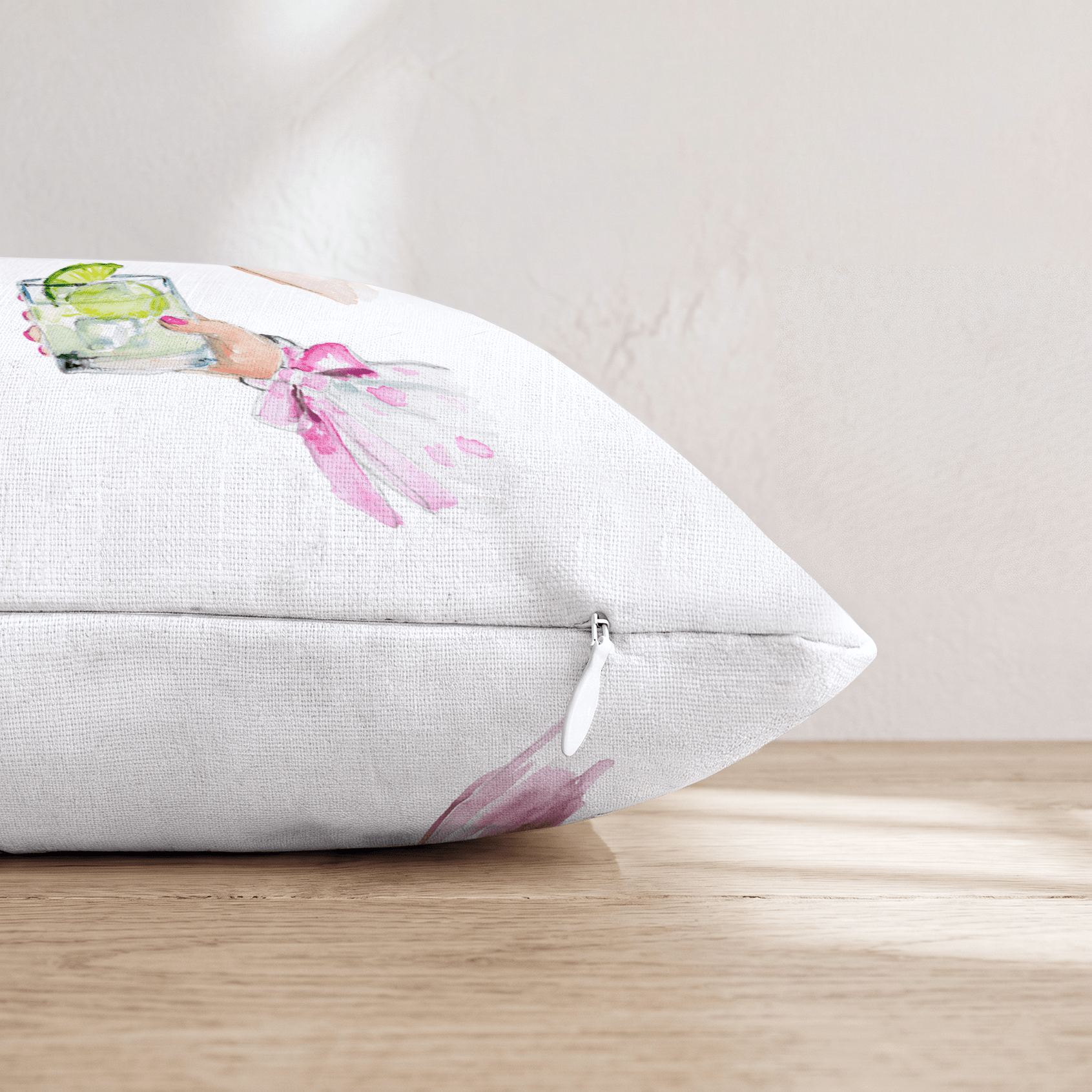 Cheers Girls Throw Pillow - Hillcroft Home