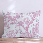 Cherry Tree Chinoiserie Throw Pillow - Hillcroft Home