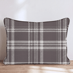 Chesnut Plaid Throw Pillow throw pillow - Hillcroft Home