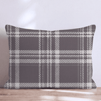 Chesnut Plaid Throw Pillow throw pillow - Hillcroft Home