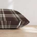 Chesnut Plaid Throw Pillow throw pillow - Hillcroft Home
