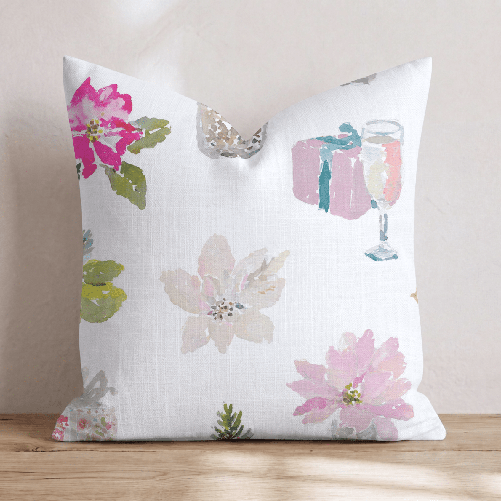 Chic Christmas Scatter Throw Pillow - Hillcroft Home