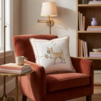 Chihuahua Coffee Throw Pillow - Hillcroft Home