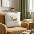 Chihuahua Matcha Throw Pillow - Hillcroft Home